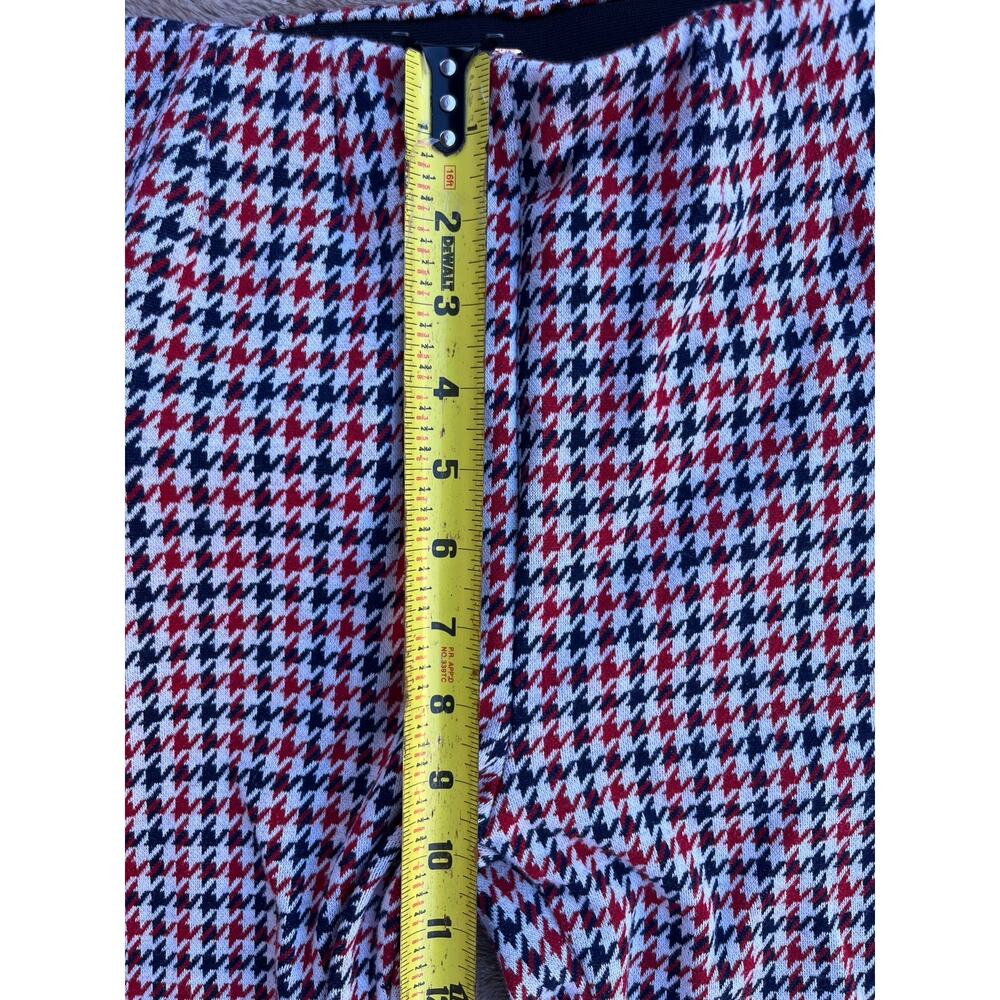 Free People Rudy Flared Houndstooth Stretch Trouser Pants Women’s Size 0 - Picture 7 of 8